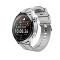 GS3 Max smartwatch with black silicone wristband showing touch screen display with health metrics
