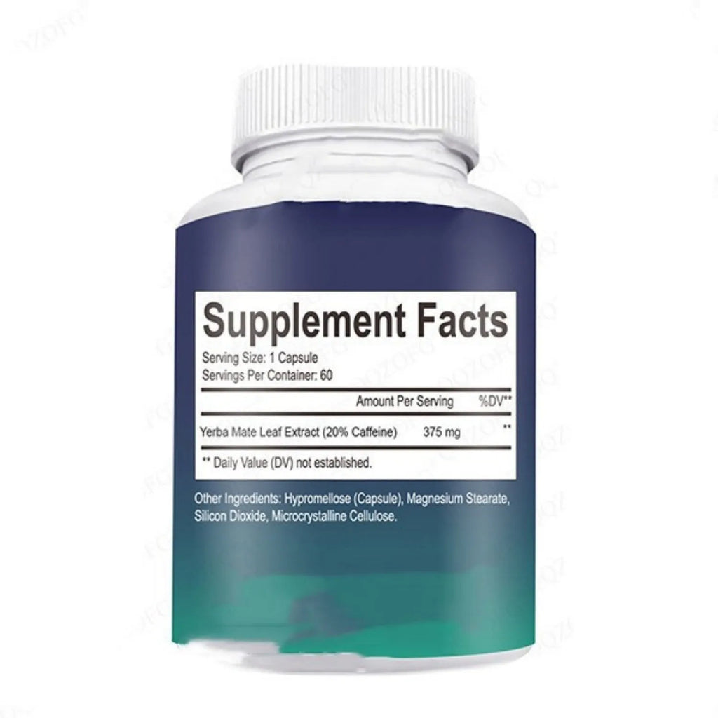 Bottle containing 60 vitamin capsules supplement for daily nutrition support