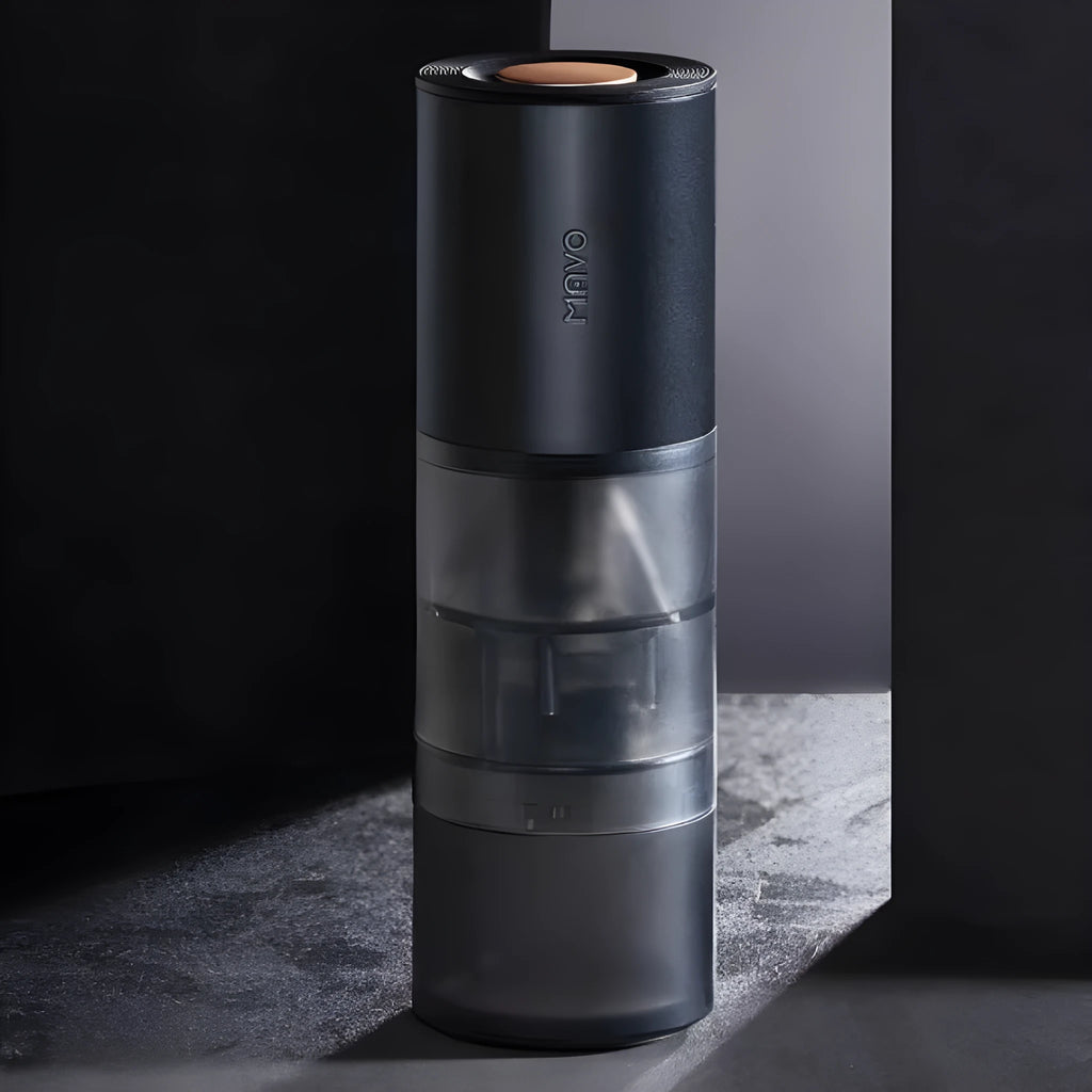 Italian hand brewed automatic coffee bean grinder with Aurora electric grinder handle and portable bag set