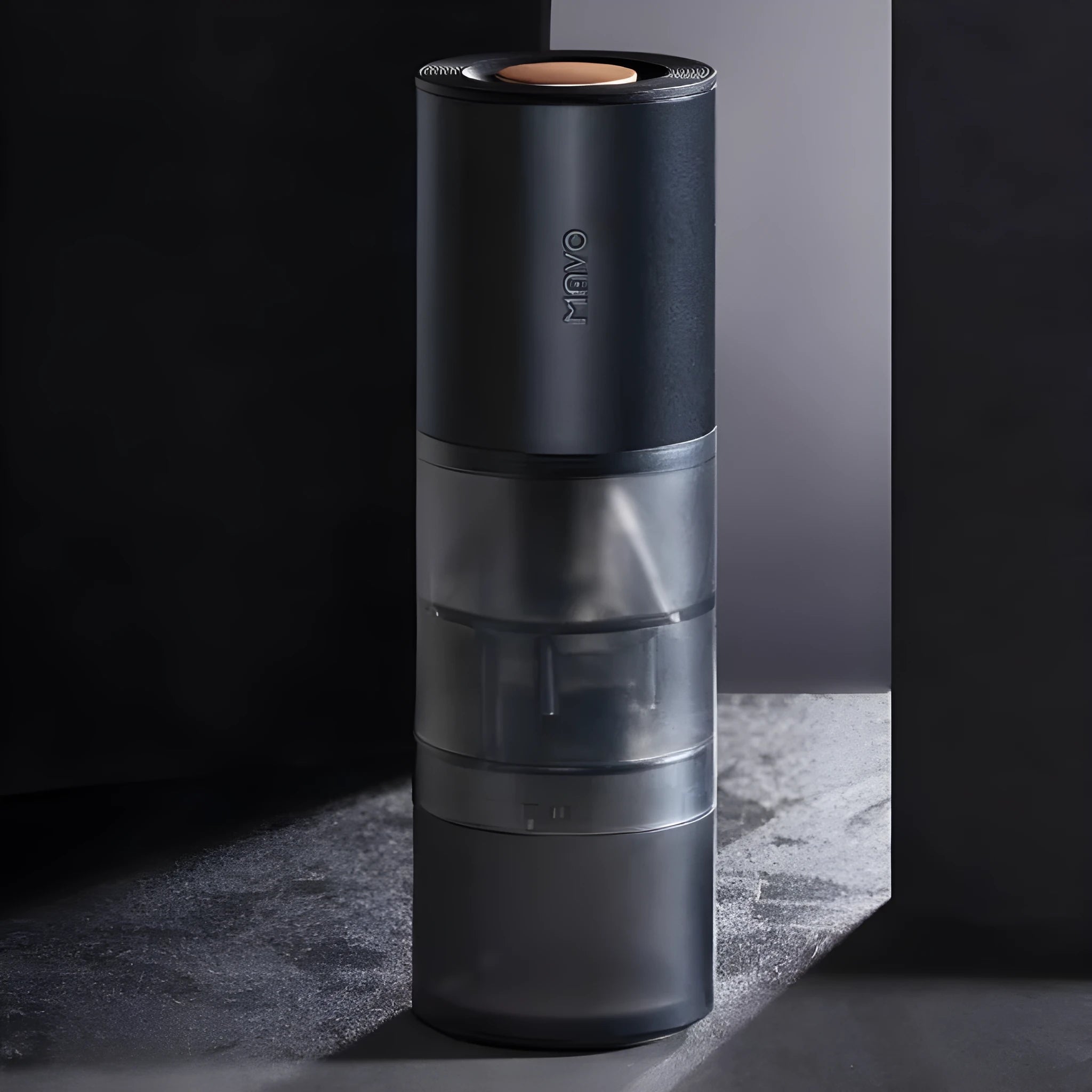 Italian hand brewed automatic coffee bean grinder with Aurora electric grinder handle and portable bag set