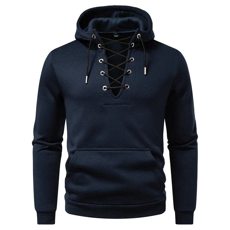 Men's Zipper Design Casual Hooded Drawstring Sweatshirt Polyester Fiber Pullover Slim Fit Hoodie in Black Dark Gray Navy Blue S M L XL 2XL for Daily Wear Large Size