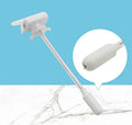 Manual beverage pumping device with PP silicone tubing and blue press handle for transferring milk and juices