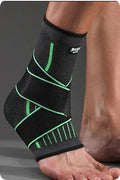 Sports ankle support for basketball running mountaineering in orange black green colours