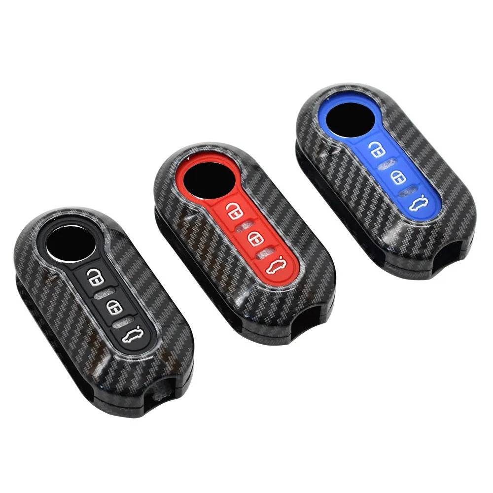 Fiat 500 Boyue Ottimo Viaggio remote key shell in ABS plastic