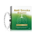 Women's smoke prevention bracelet with synthetic turquoise centrepiece bead