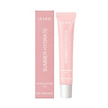 Pink tinted lip balm stick with shea butter and natural oils for lip hydration