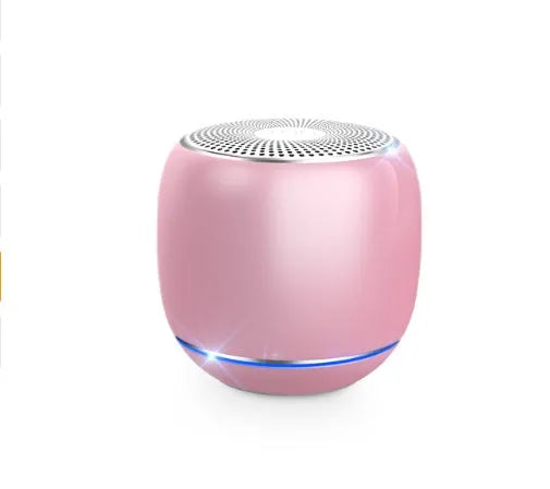 DACOM Q1 mini portable Bluetooth speaker in blue colour with bass stereo sound and AUX input