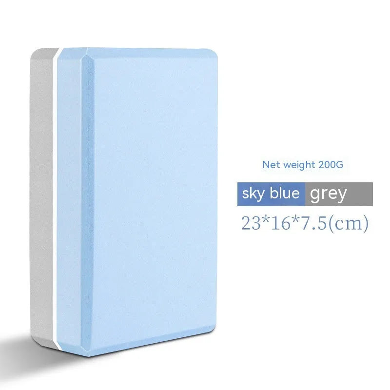 EVA foam yoga block in various colours for dance and fitness support