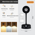 Geometric rechargeable wall lamp in modern design with remote control for wireless indoor lighting