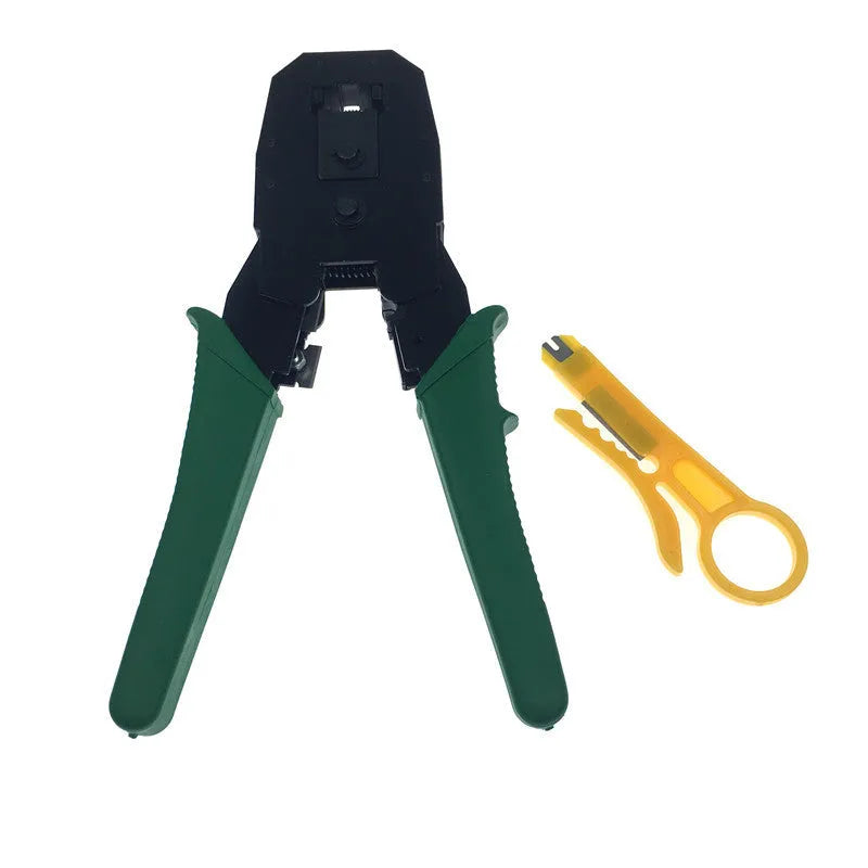 Network tool stripping pliers with rubber handle and tool steel clamp head, 200mm total length, 6mm stripping diameter