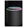 Bluetooth audio mini desktop portable speaker in beige with lithium battery and card insertion slot