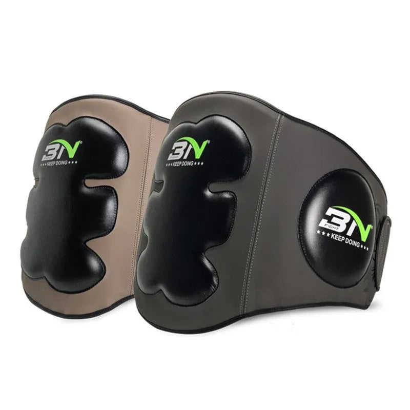 Dark grey Sanda boxing chest and waist protection target for martial arts training