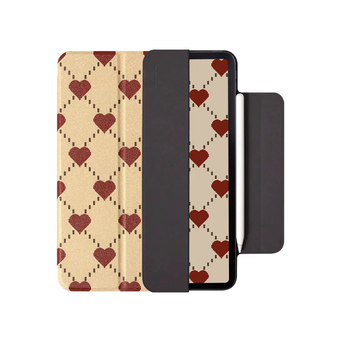 Magnetic double-sided clip protective case for iPad Air 4 and Air 5 tablets