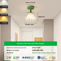 Cream coloured modern corridor light fixture with Linglan Flower design and remote control.