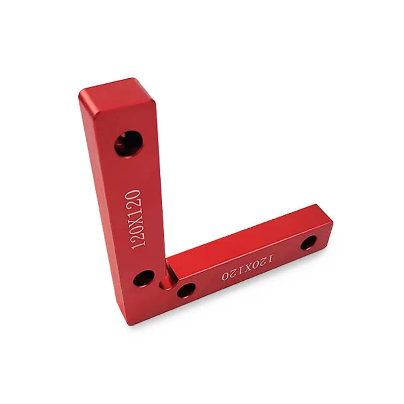 Aluminium alloy woodworking right angle positioning block for jigsaw fixturing