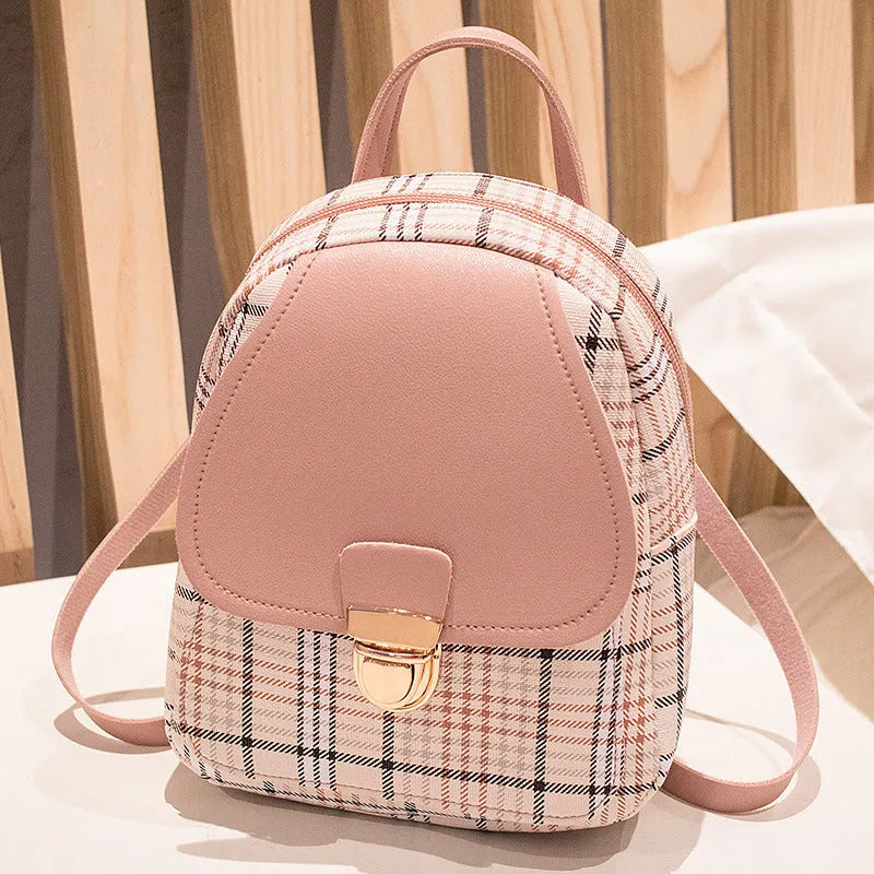 A black PU leather one shoulder diagonal crossbody phone bag for casual use.