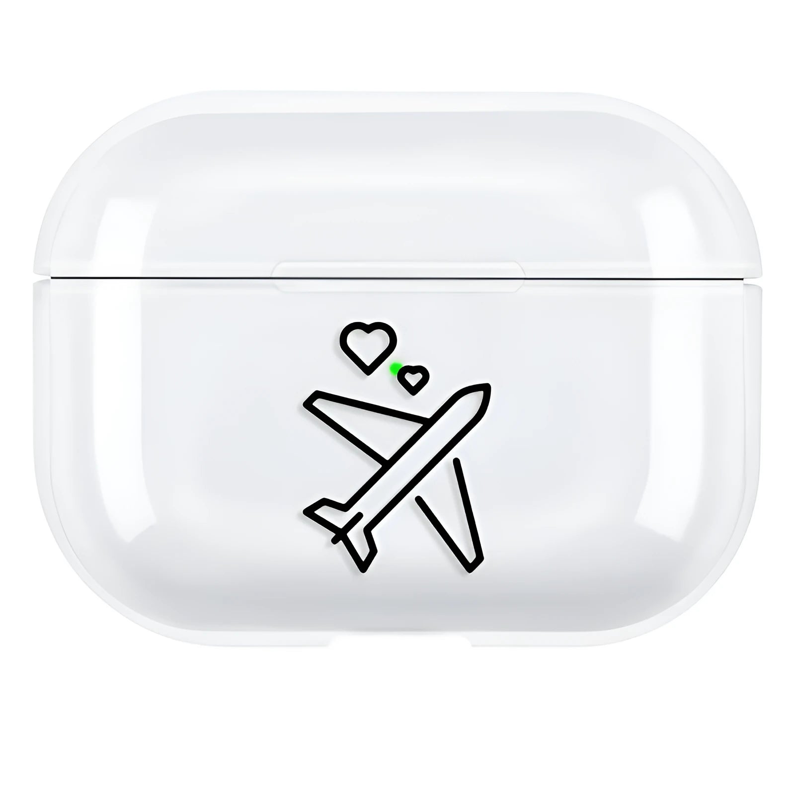 Simple solid colour PC protective shell case for AirPods Pro 3rd Generation charging case.