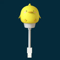 USB portable LED night light with cartoon bear design and remote control