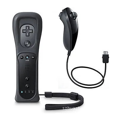 Wii left and right gamepad controller set with infrared sensor in multiple colour options