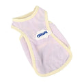 Lightweight polyester mesh cat vest in grass green colour with sports styling