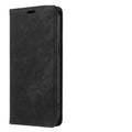 Magnetic flip leather phone case for iPhone in multiple colours showing front flap closed