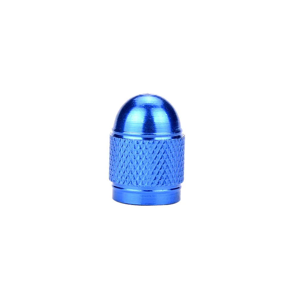 Aluminium mountain bike tyre valve cap in five colour options.