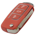 Volkswagen Jetta Golf car key replacement plastic shell in black, blue, purple, red, yellow colours.