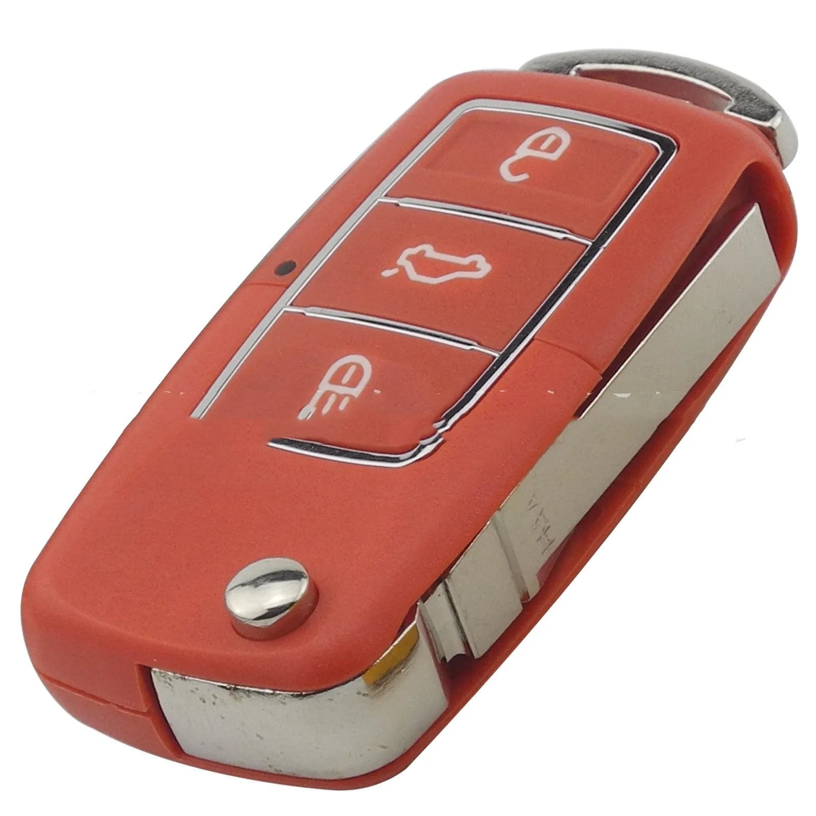 Volkswagen Jetta Golf car key replacement plastic shell in black, blue, purple, red, yellow colours.