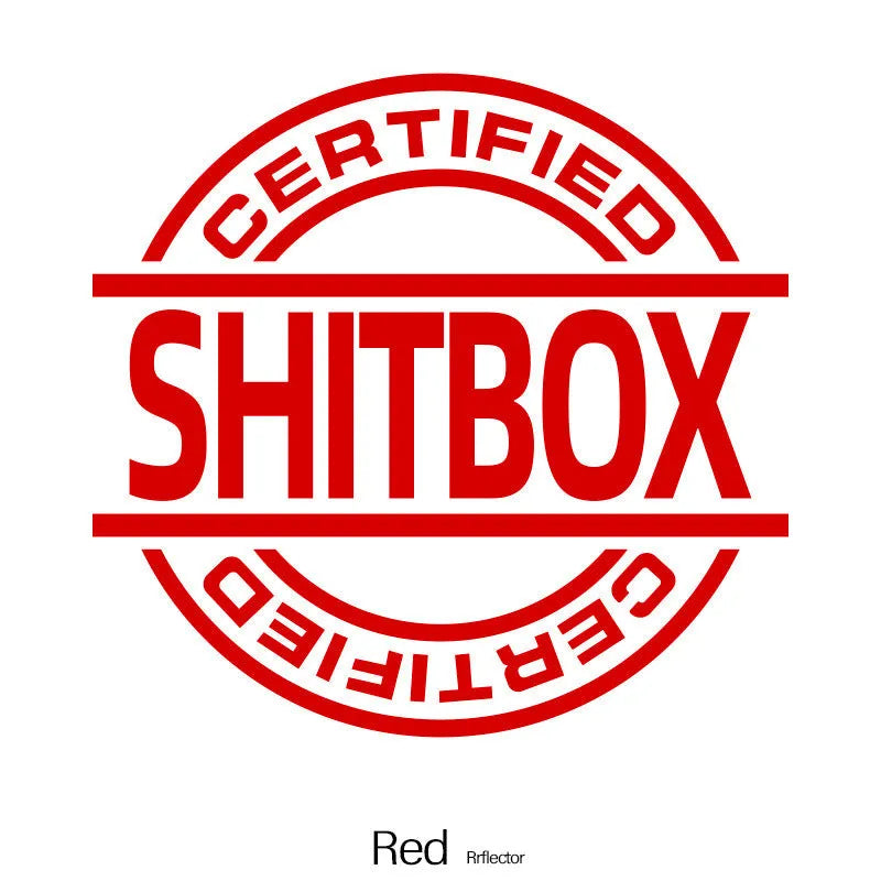 13x12cm vinyl car sticker in multiple colours for vehicle body decoration