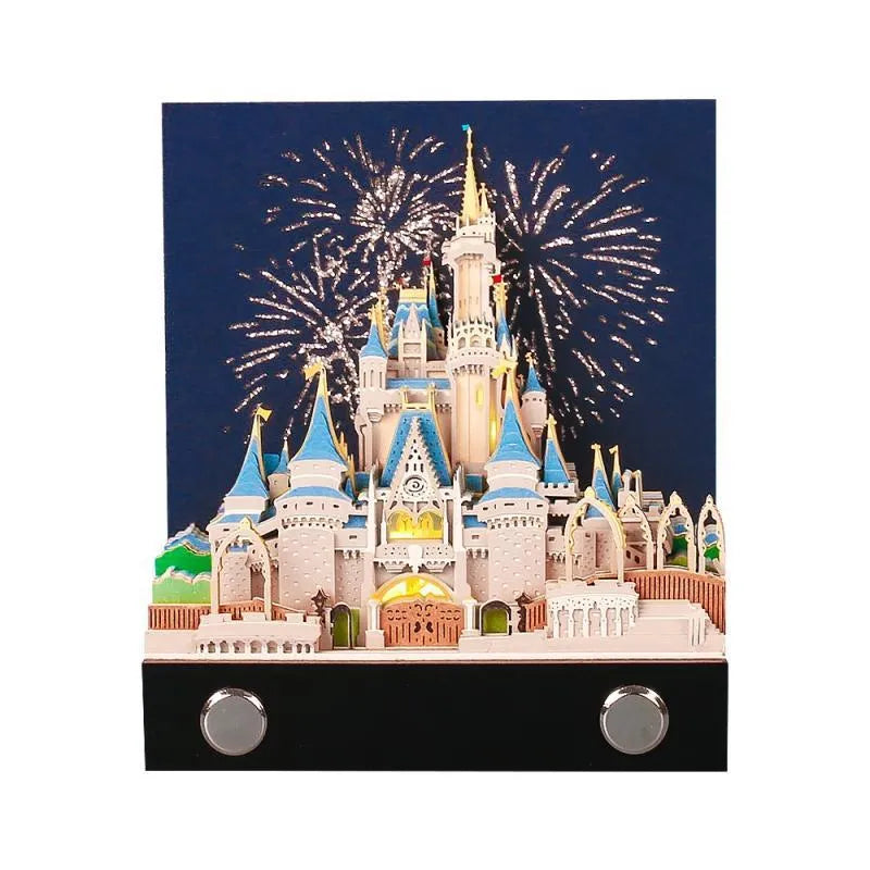 3D sticky note paper carving notepad with tear-off pages and decorative ornament design