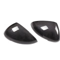 Carbon fibre mirror covers for Porsche Macan with dimensions 27.5x16.3x13.8cm