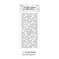 Ins style English quotation stickers on Japanese paper measuring 90mm by 175mm