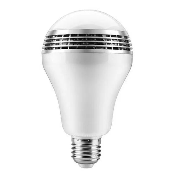 Smart Bluetooth speaker E27 bulb light with RGB+W colour changing and dimmable control