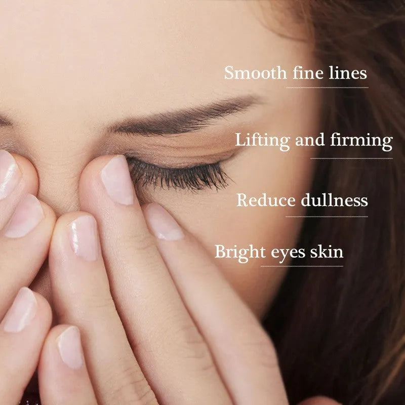 20g peptide anti-dark circle eye cream jar for puffiness reduction and universal skin types