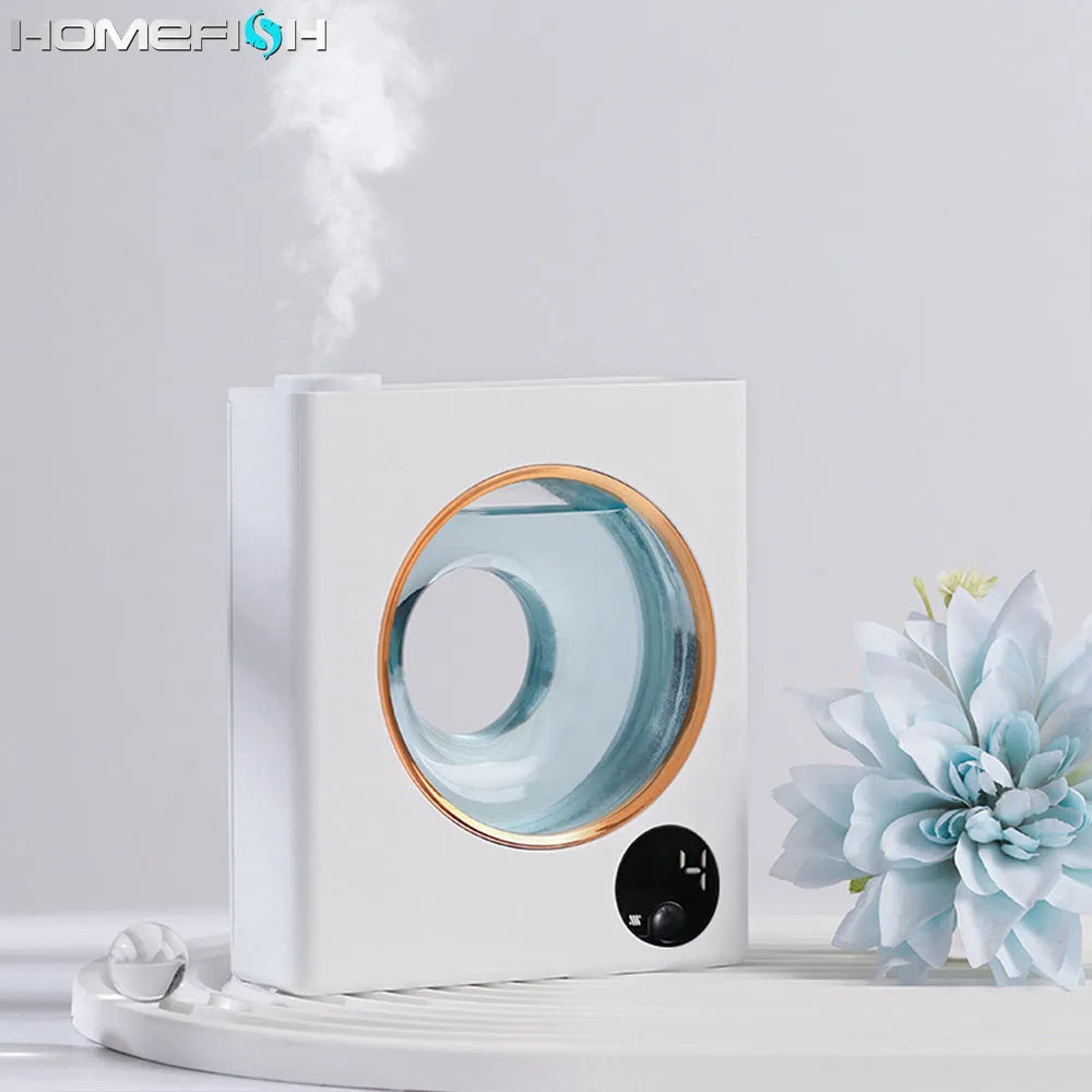 Small white wall-mounted automatic aromatherapy machine for essential oil diffusion