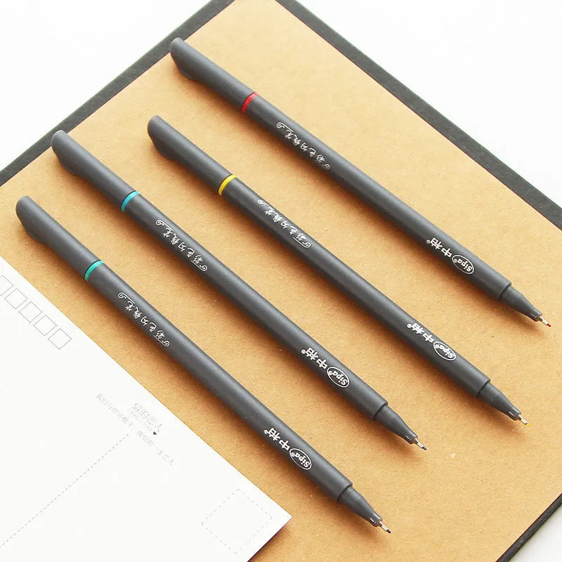 Black 0.38mm hook line drawing pen for architecture and technical drafting