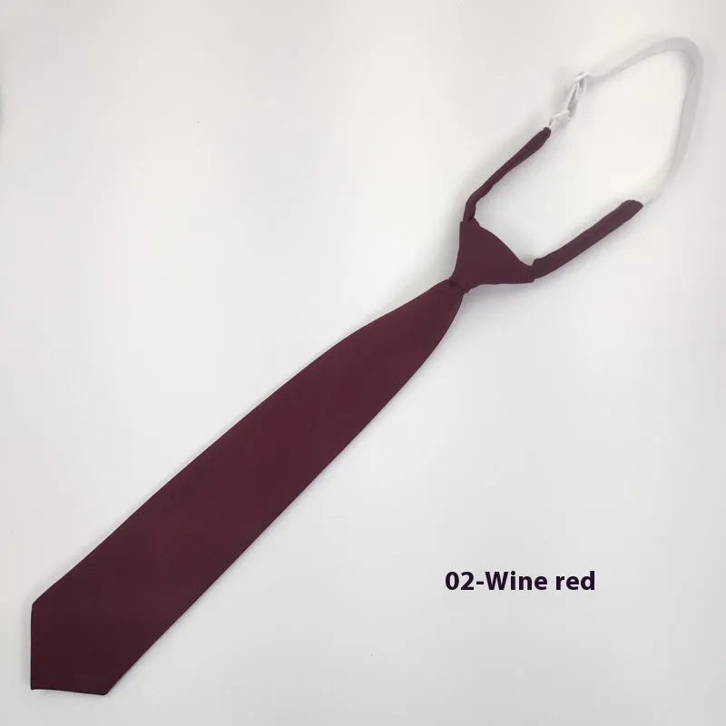 Solid colour cotton bow tie for men in arrow-type style on a white background.