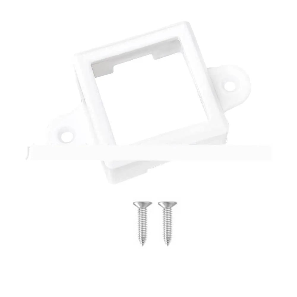 White plastic LED light protective lampshade, shown with dimensions 1.7cm by 6cm.