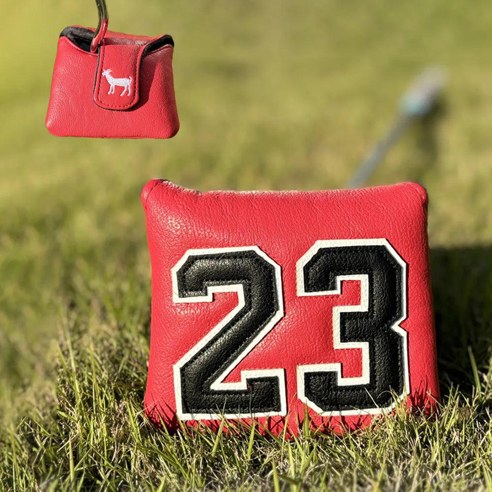 Ram golf club sleeve in PU material for No 1 Fairway wooden pole and square putter head protection.
