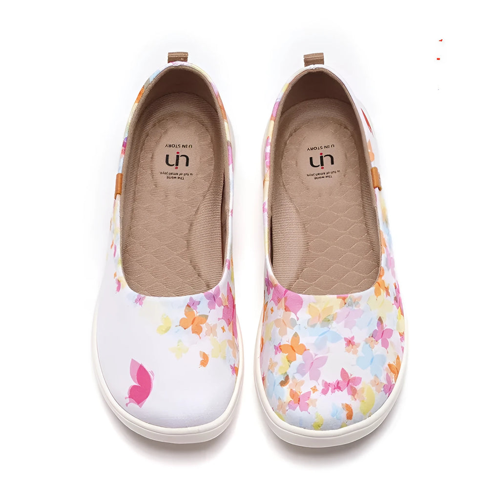 Lazy Shoes women casual canvas shoes slip-on no-tie shallow mouth Pink colour size 35 to 42