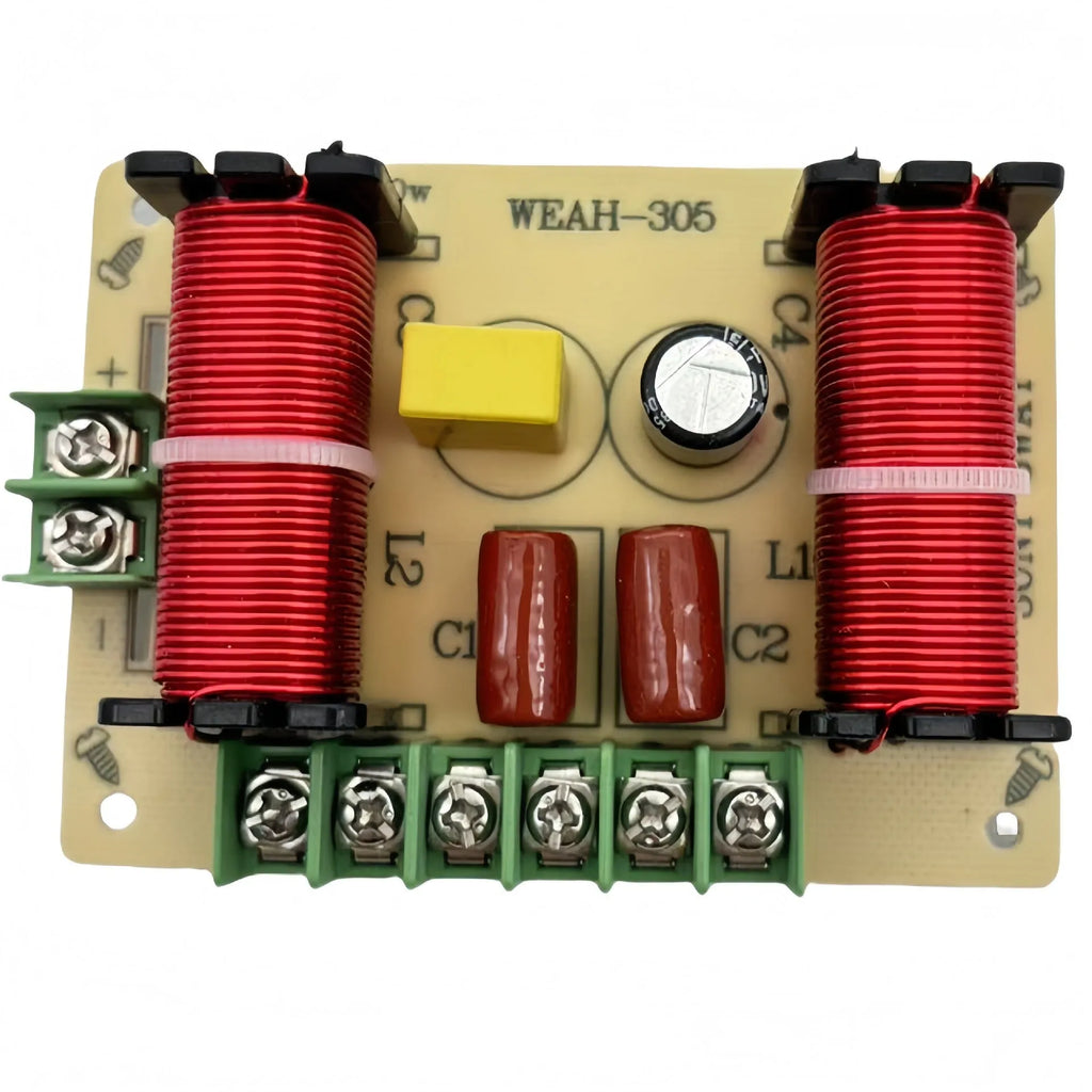 Three-way crossover 150W solder-free connector-mounted speaker modification upgrade with 900Hz frequency