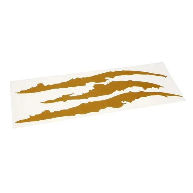 Ghost claw decoration car sticker, 37x9cm, in claw mark pattern on vehicle body