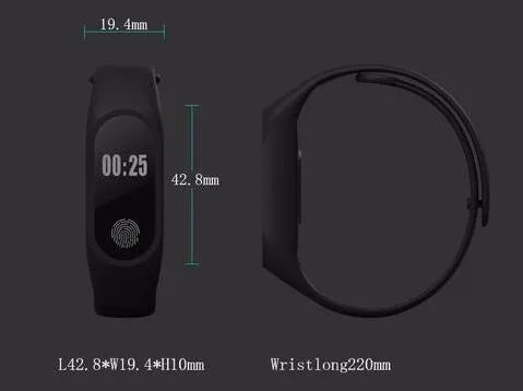 Motion intelligent hand ring with heart rate monitor on wrist in multiple colour options