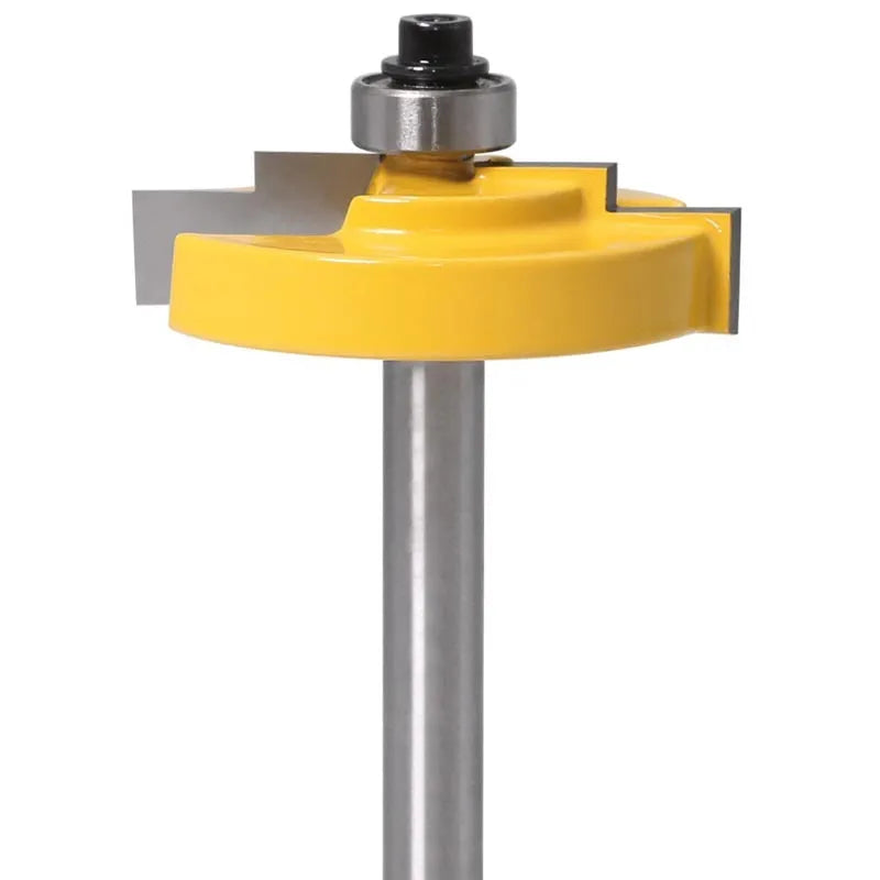 Door and window step cutter with 8mm round shank and coated carbide blade