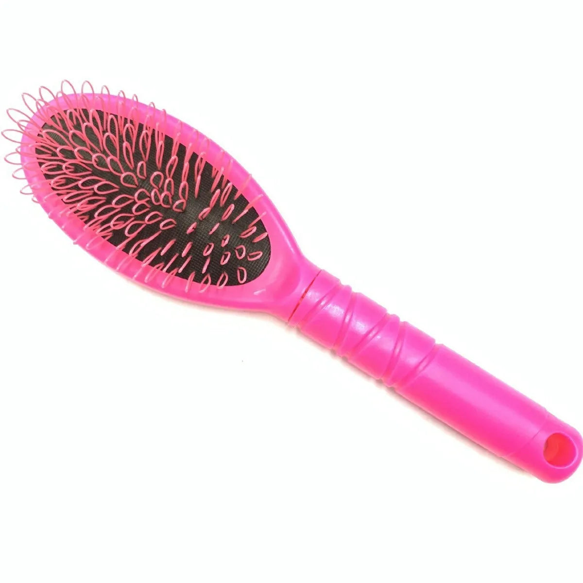Black ring tooth plastic comb for hair extensions with 22cm length