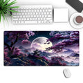 Large 400x900mm gaming mouse pad with precision lock edge and thermal transfer pattern
