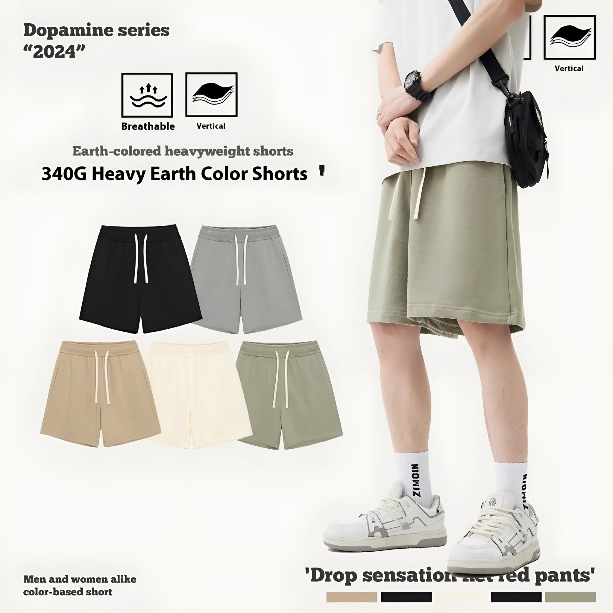 Cotton denim casual loose pants for baby boys and girls in charcoal grey, cream apricot, khaki, grey green, and black colours