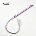 Spiral-shaped aluminium alloy USB LED night light in choice of six colours