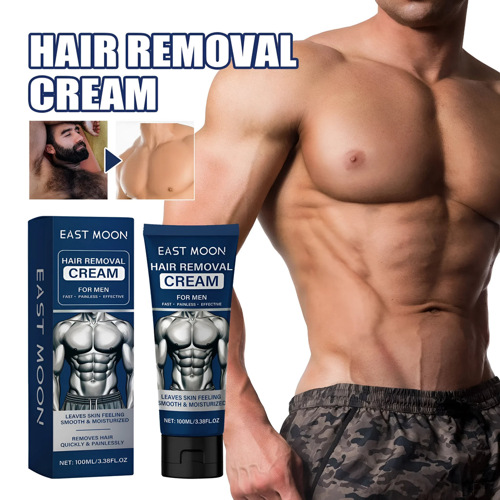 100ml men's hair removal cream for beard, armpit, hand and leg depilation