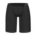 Men's seamless mesh home shorts in nylon knit fabric with hip lifting design
